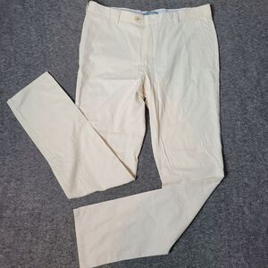 Peter Millar Contempory Fit Men's Chino Golf Pant Size 38  khaki Cotton Spandex